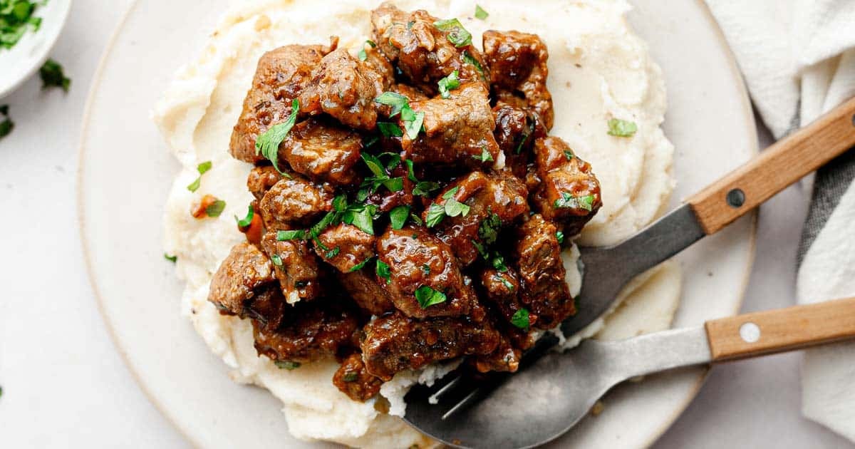 Stovetop to Crock Pot: Make Ahead Beef Tips for Weeknight Meals